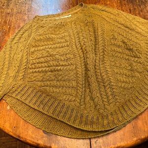 Anthropologie Angel of the North shawl sweater large euc